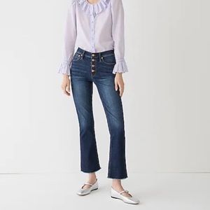 J.Crew 9” Billie Demi Boot Crop Jean 27